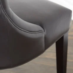 Z Gallerie Nottingham Leather Dining Chair - Espresso><noscript><img width=