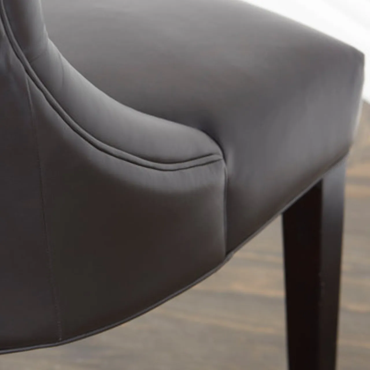 Z Gallerie Nottingham Leather Dining Chair - Espresso> Dining Chairs