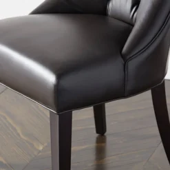 Z Gallerie Nottingham Leather Dining Chair - Espresso><noscript><img width=