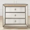 Z Gallerie Omni Mirrored 3 Drawer Chest> Nightstands