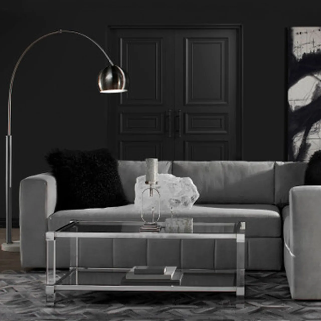 Z Gallerie Orson Floor Lamp - Nickel> Lighting Sale | Floor Lamps