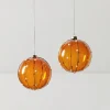 Z Gallerie Oversized Amber Ornament 6" - Set of 2> Ornaments | Décor Sale