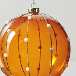 Z Gallerie Oversized Amber Ornament 6" - Set of 2><noscript><img width=