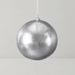 Z Gallerie Oversized Silver Ornament 8" - Set of 2><noscript><img width=