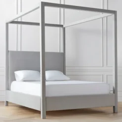 Z Gallerie Paloma Canopy Platform Bed><noscript><img width=
