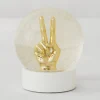 Z Gallerie Peace Sign Snow Globe> Home Decor | Décor Sale