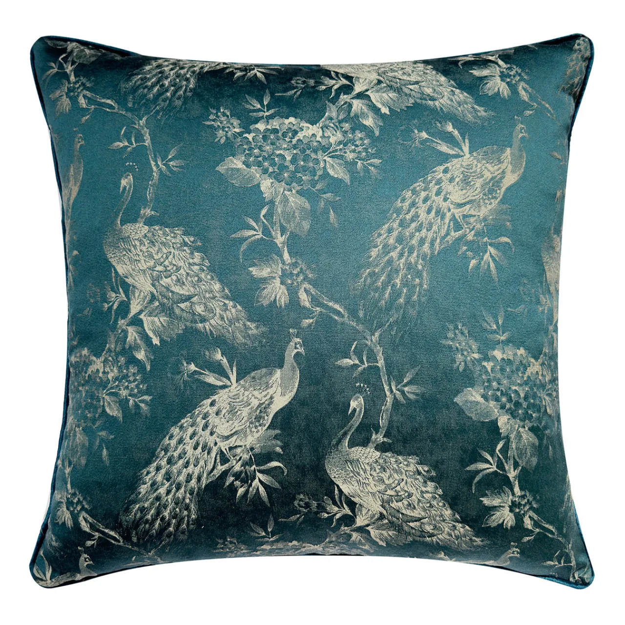 Z Gallerie Peacock Pillow 20" - Teal> Textile Sale | Novelty Pillows
