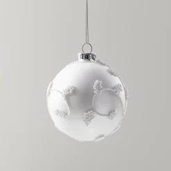 Z Gallerie Pearled Floral Ornament - Set of 4><noscript><img width=