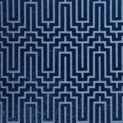 Z Gallerie Porter Panel - Sapphire> Patterned Window Panels | Textile Sale