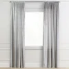 Z Gallerie Porter Panel - Silver> Patterned Window Panels | Textile Sale