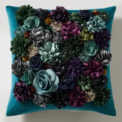 Z Gallerie Posy Pillow 18" - Cerulean> Textile Sale | New Pillows