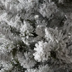 Z Gallerie Pre-Lit Spruce Flock Tree 7'5"><noscript><img width=