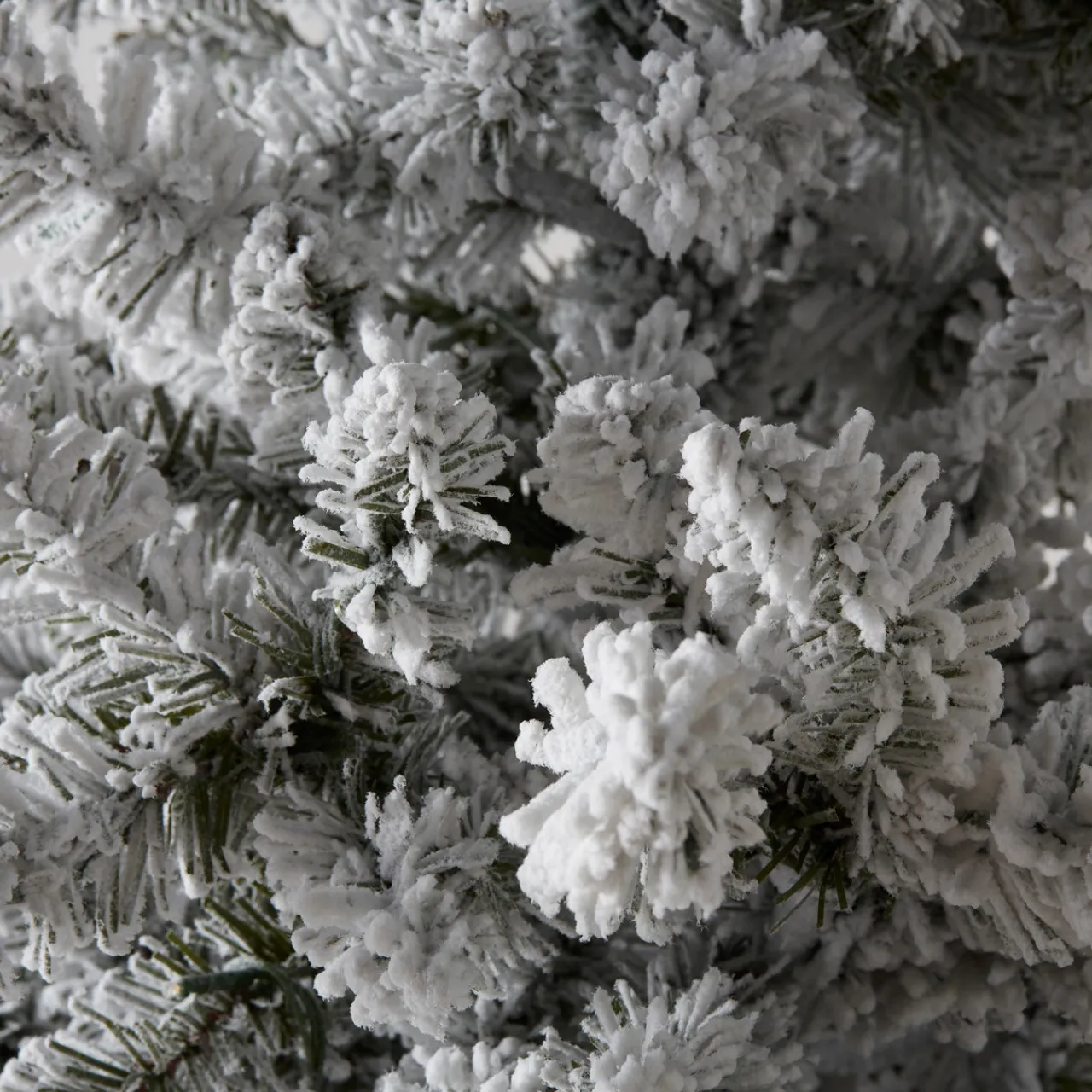 Z Gallerie Pre-Lit Spruce Flock Tree 7'5"> Floral | Pre-lit Trees & Garland