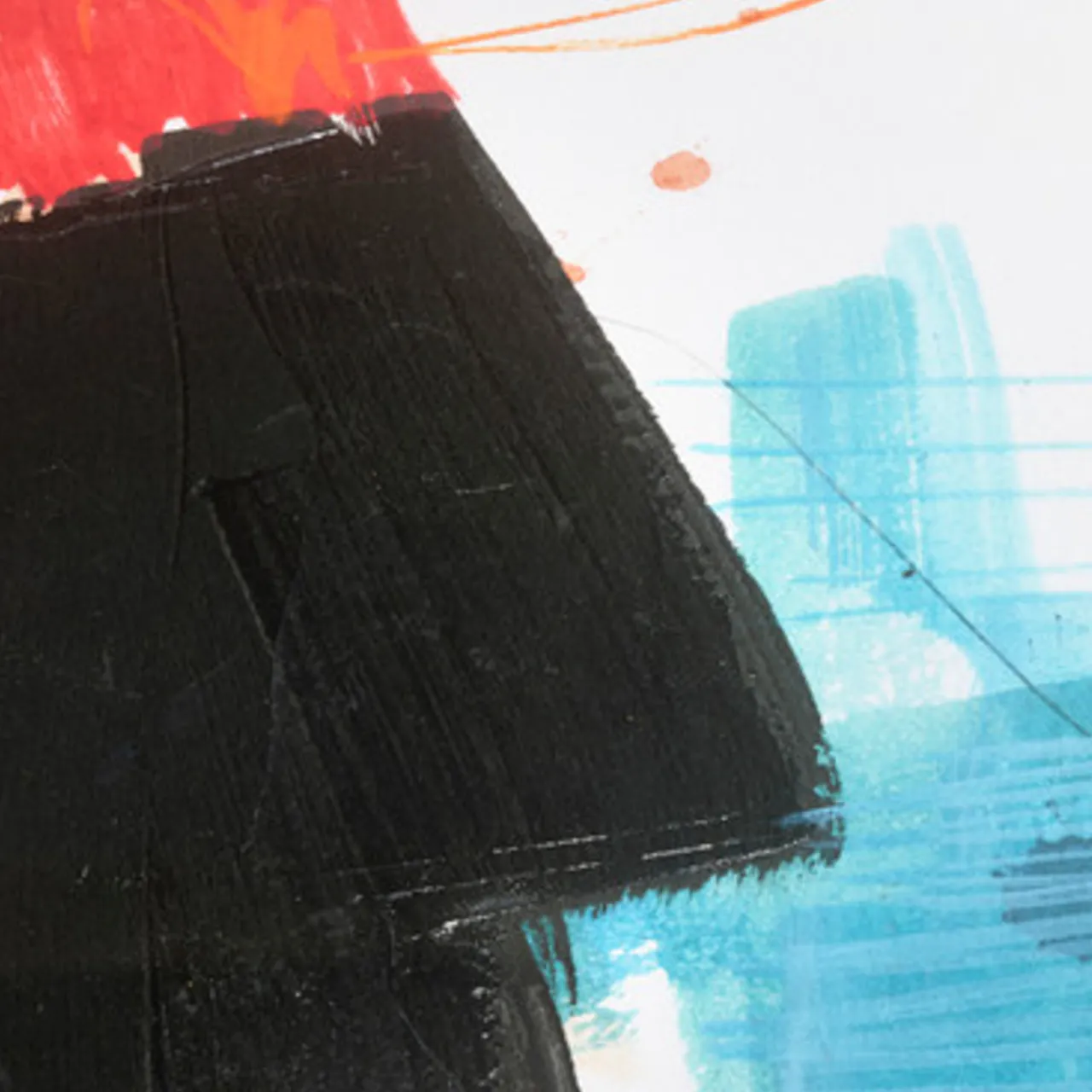 Z Gallerie Primary Action 6 - Limited Edition> Series | Framed Art