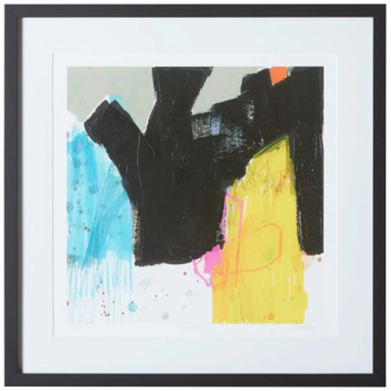 Z Gallerie Primary Action 3 - Limited Edition> Series | Framed Art