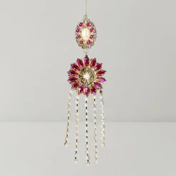 Z Gallerie Rhinestone Drop Ornament - Set of 4><noscript><img width=