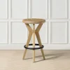 Z Gallerie Rolston Counter Stool - Natural Oak> Dining Chairs