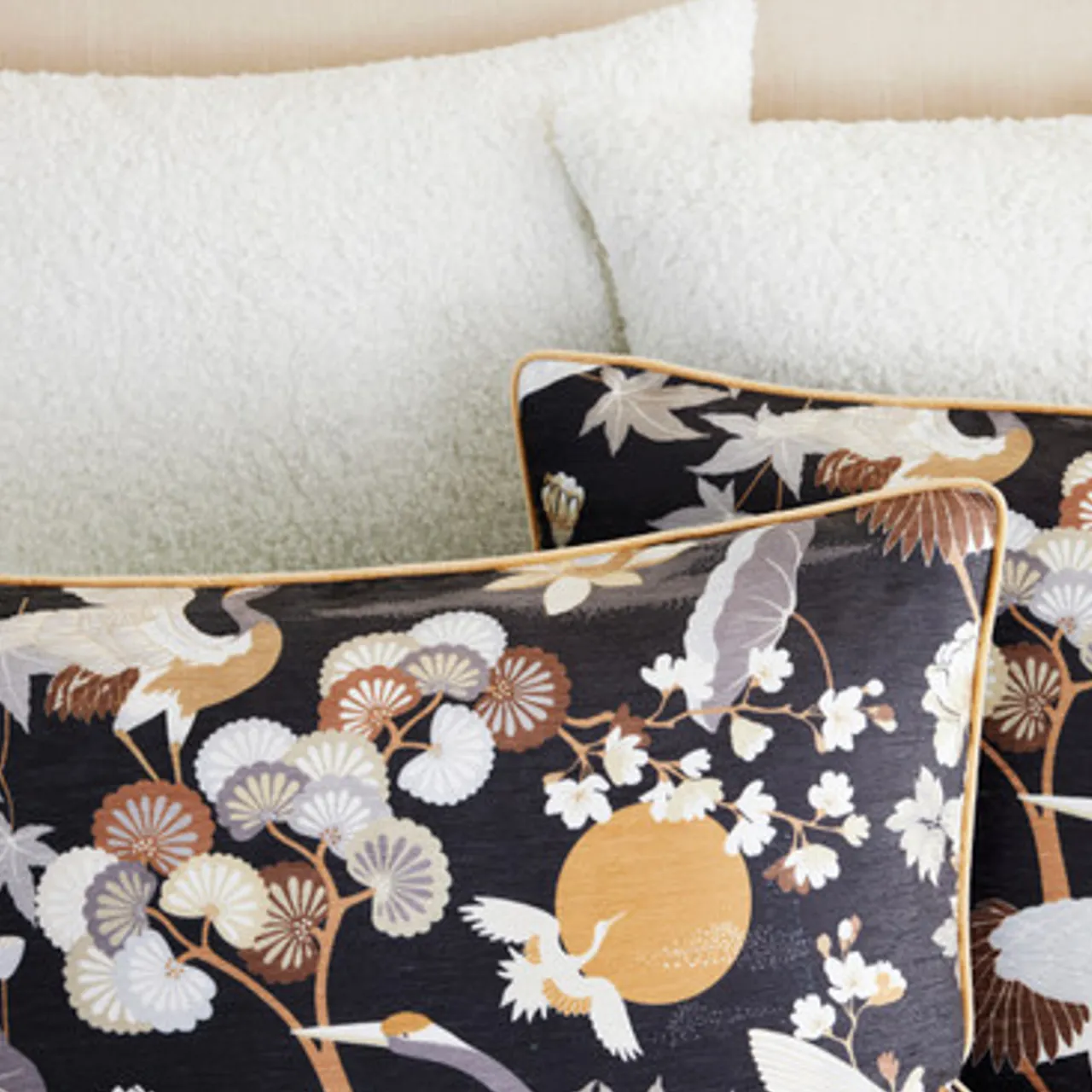 Z Gallerie Sandhill Bedding - Charcoal> Printed Bedding | Duvets Covers & Shams