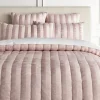 Z Gallerie Savion Bedding - Blush> Textured Bedding | Solid Bedding
