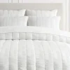 Z Gallerie Savion Bedding - Pearl> Textured Bedding | Solid Bedding