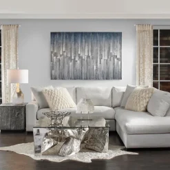 Z Gallerie Selenite Slab On Metal Stand><noscript><img width=