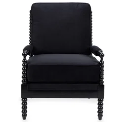 Z Gallerie Spindle Chair - High Gloss Black> Accent Chairs