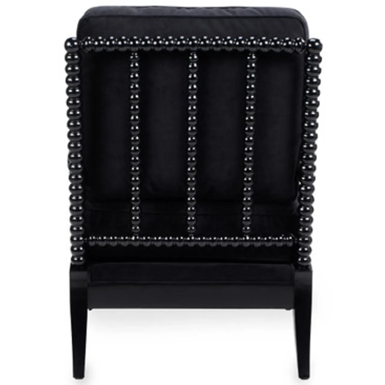 Z Gallerie Spindle Chair - High Gloss Black> Accent Chairs