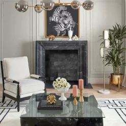 Z Gallerie Spindle Chair - High Gloss Black><noscript><img width=