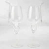 Z Gallerie Straw Wine Glass - Set of 2> Barware & Entertaining | Tabletop Sale