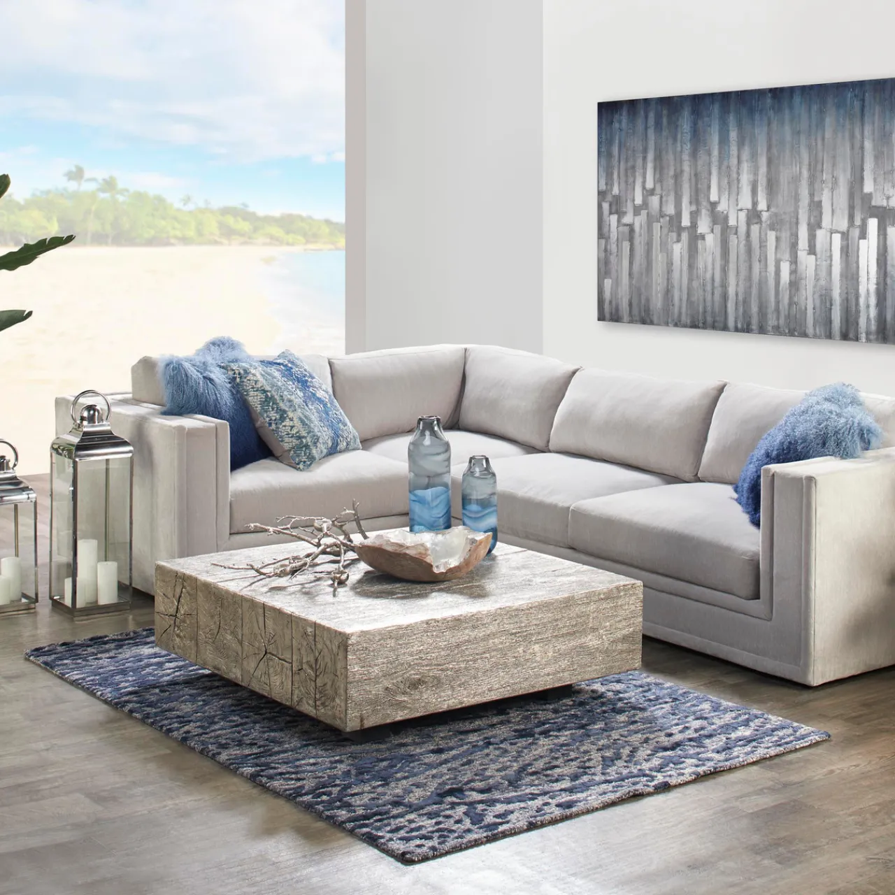 Z Gallerie The Light Glimmer> Hand Painted | Canvas