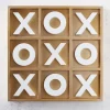 Z Gallerie Tic Tac Toe Game - Gold & White> Games | Décor Sale