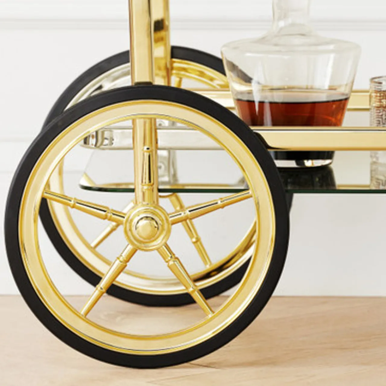 Z Gallerie Trolley Bar Cart> Barware & Entertaining | Tabletop Sale