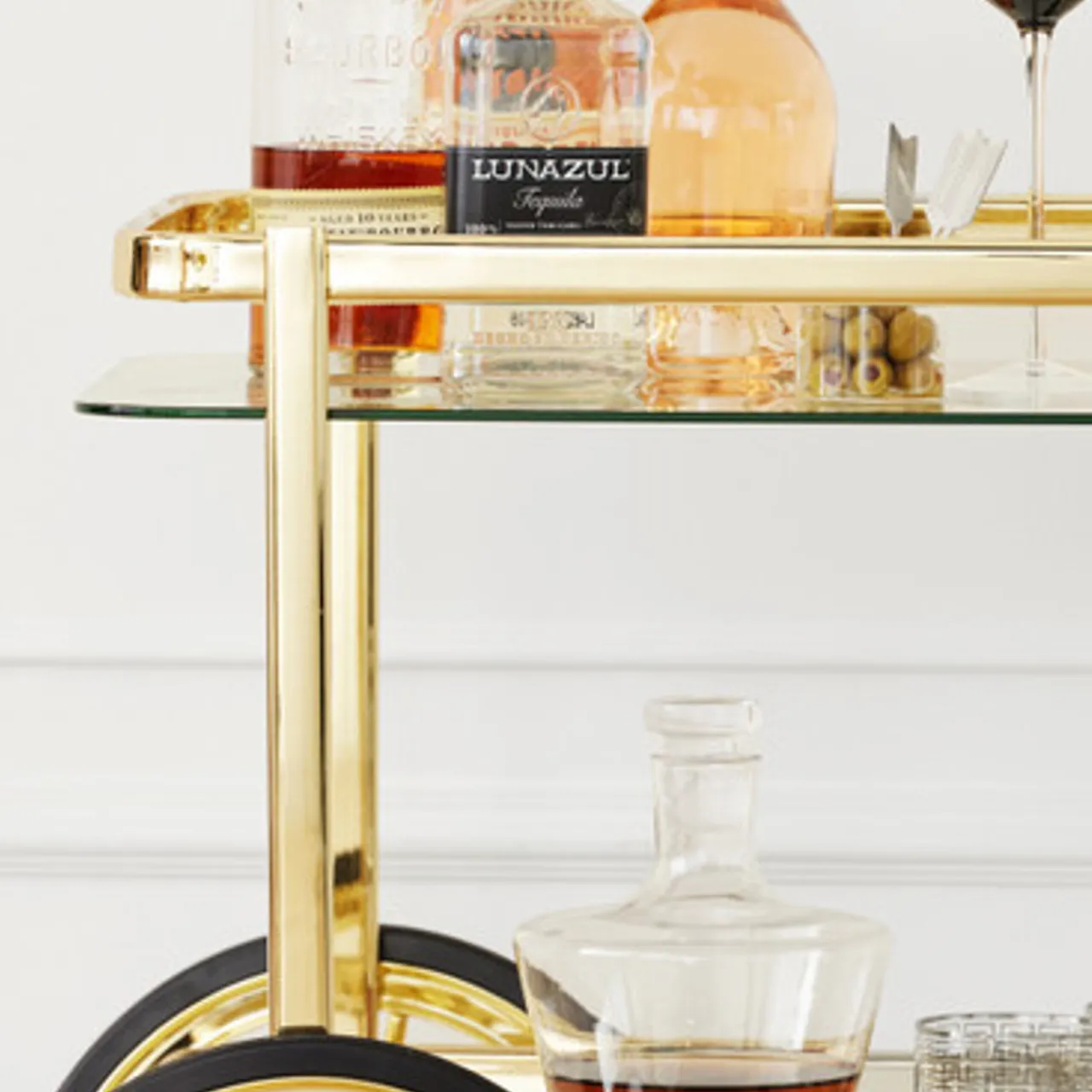 Z Gallerie Trolley Bar Cart> Barware & Entertaining | Tabletop Sale