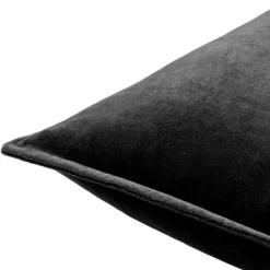 Z Gallerie Velvet Pillow 20" - Black><noscript><img width=