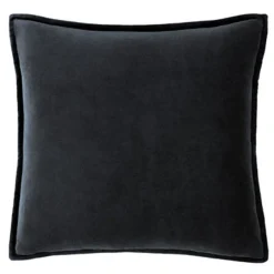 Z Gallerie Velvet Pillow 20" - Black><noscript><img width=
