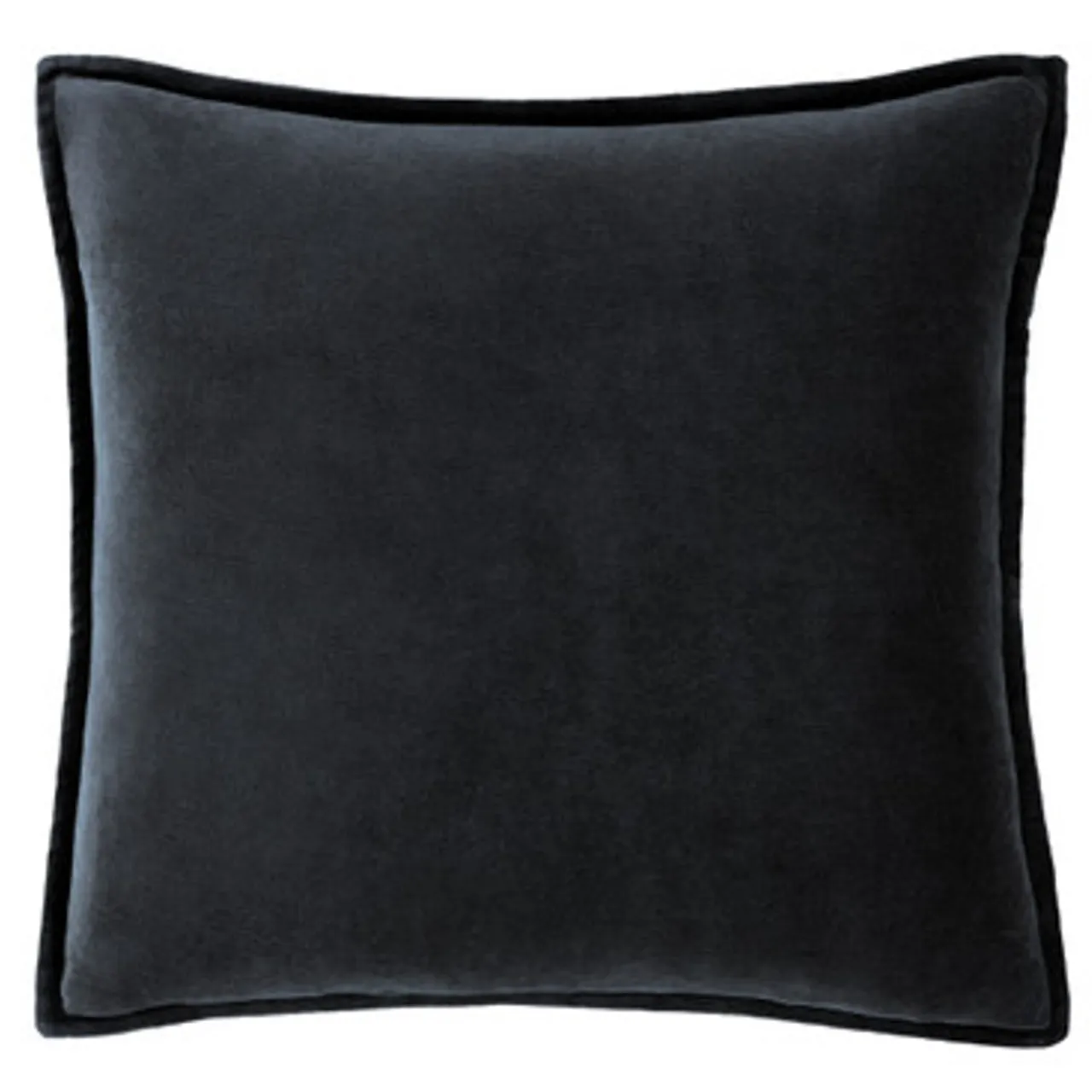 Z Gallerie Velvet Pillow 20" - Black> Textile Sale | Solid Pillows