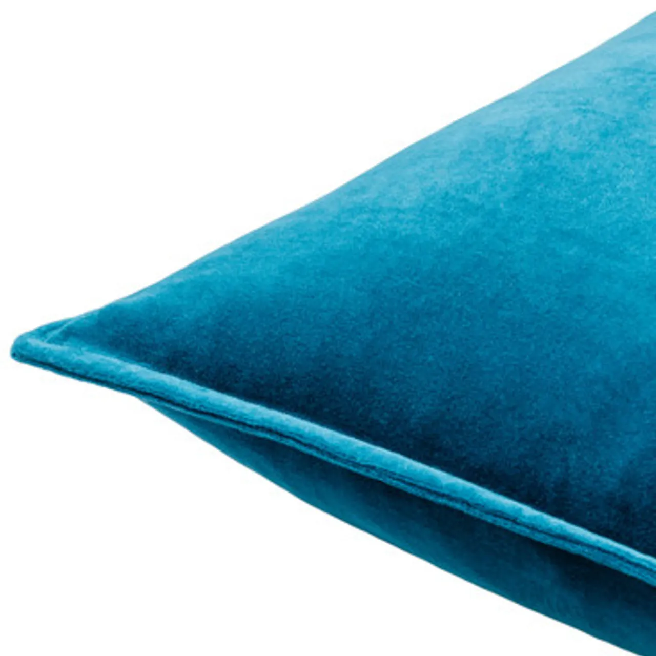 Z Gallerie Velvet Pillow 20" - Cerulean> Textile Sale | Solid Pillows