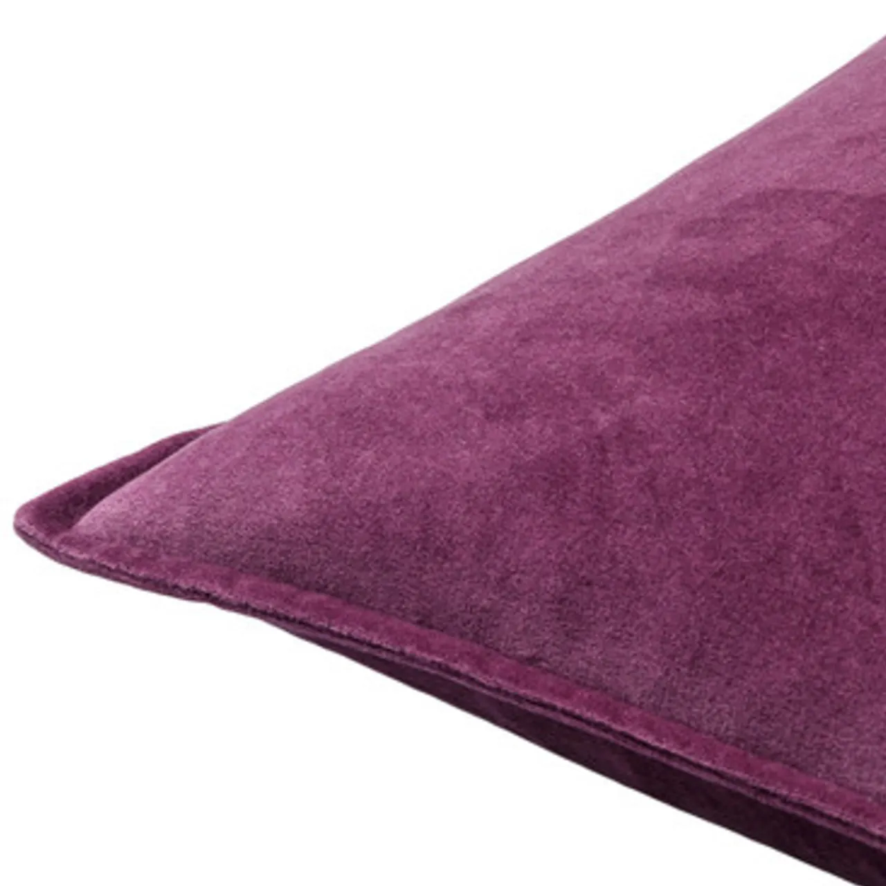 Z Gallerie Velvet Pillow 20" - Plum> Textile Sale | Solid Pillows