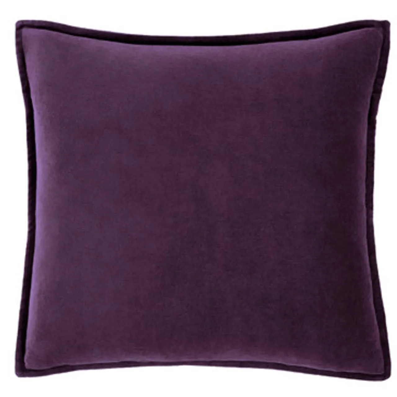 Z Gallerie Velvet Pillow 20" - Plum> Textile Sale | Solid Pillows