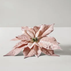 Z Gallerie Velvet Poinsettia Clip - Blush - Set of 3><noscript><img width=