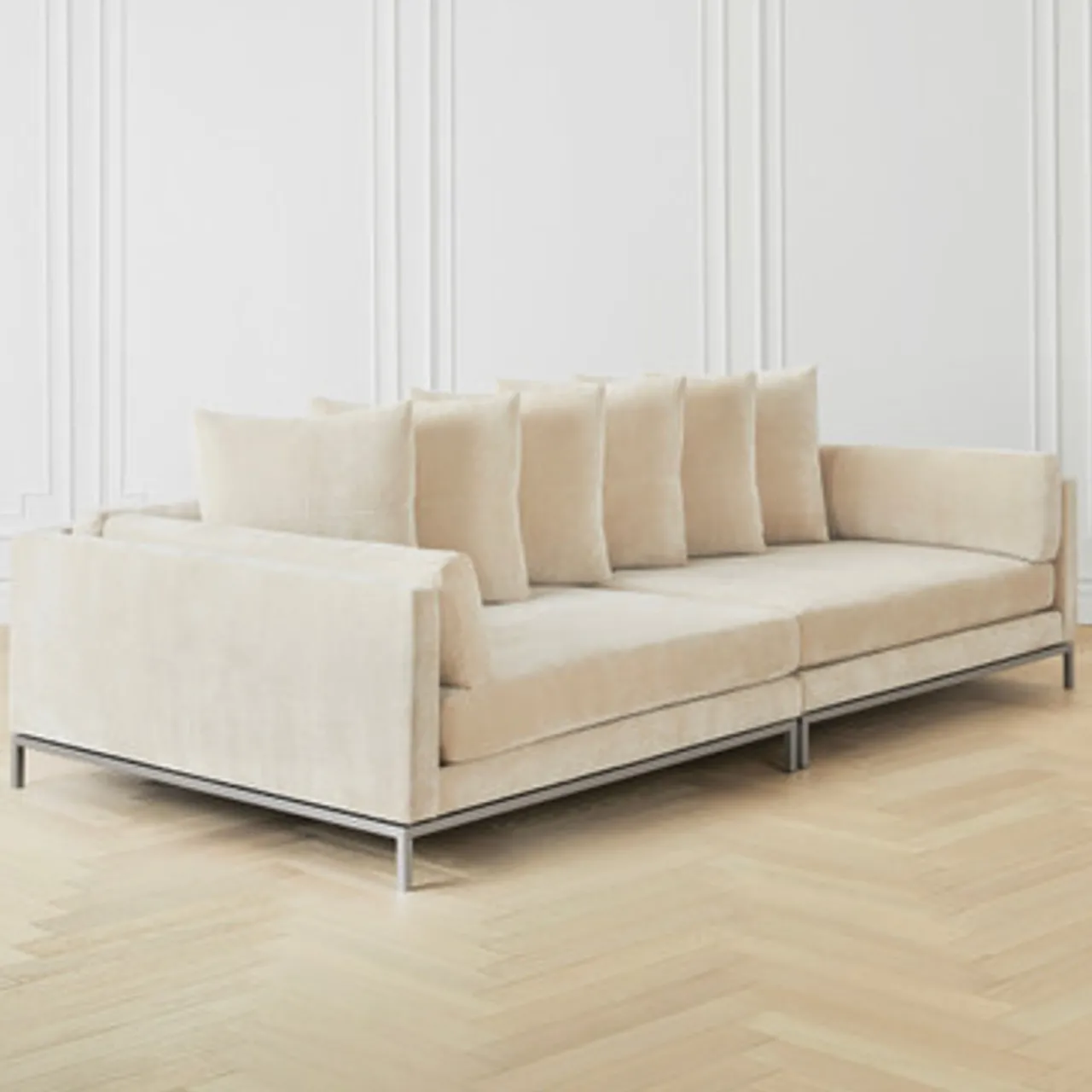 Z Gallerie Ventura Extra Deep Sofa - 2 PC> Sofas