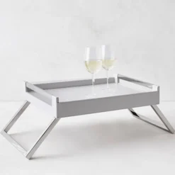 Z Gallerie Viceroy Bed Tray - Silver> Tabletop Sale | Gift