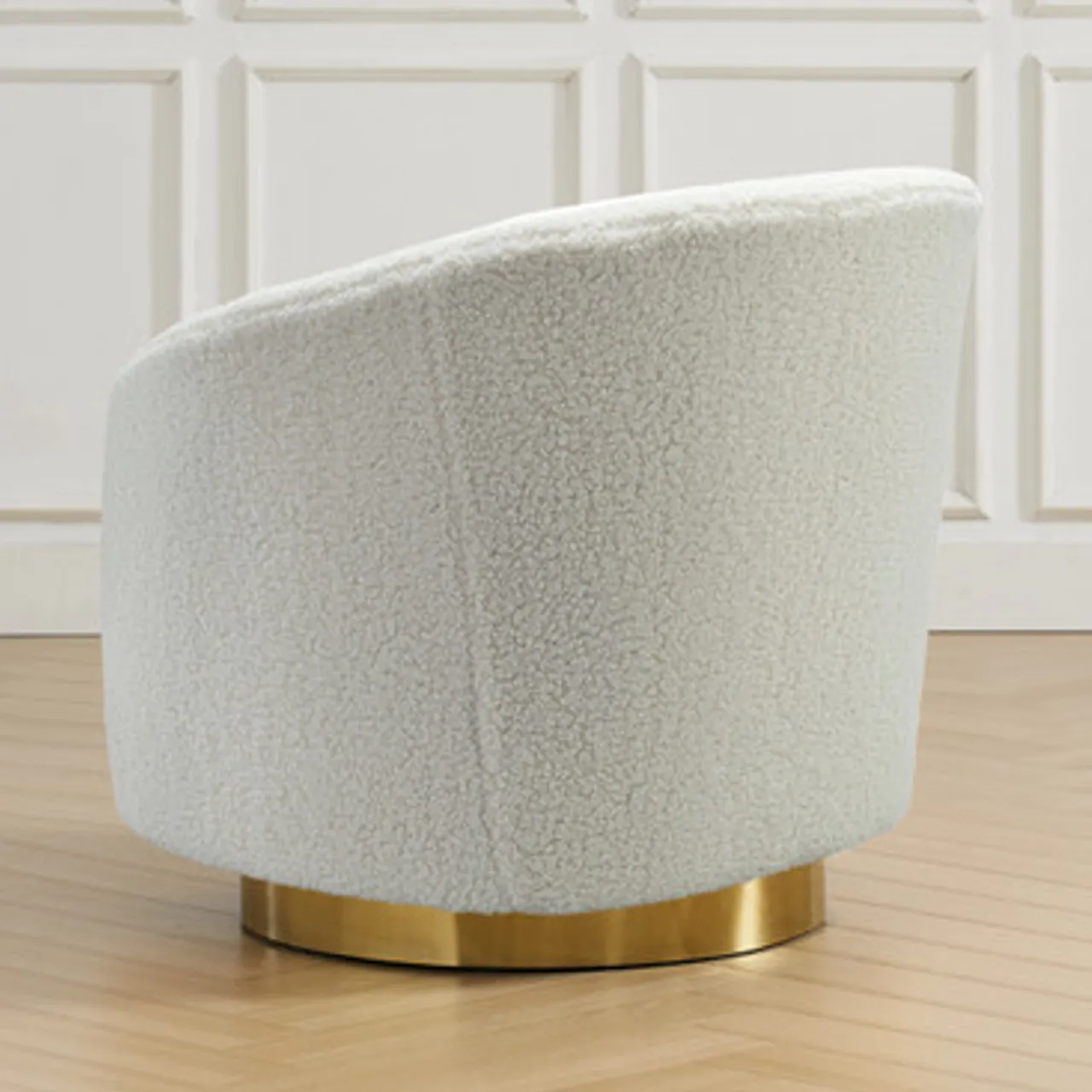 Z Gallerie Victoria Swivel Chair - Ivory> Accent Chairs