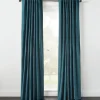 Z Gallerie Vienna Panel - Peacock> Solid Window Panels | Textile Sale