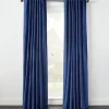 Z Gallerie Vienna Panel - Sapphire> Solid Window Panels | Textile Sale